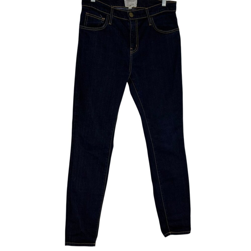 Current Elliot Slouchy Stiletto Lowrise Skinny Jeans Denim Pants Blue 26 0 NWOT